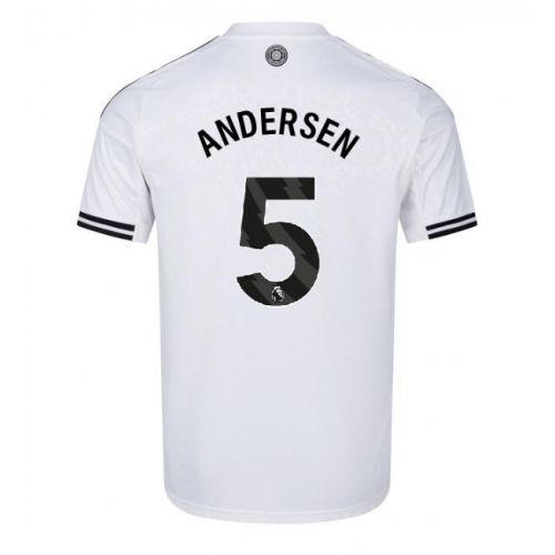 Billige Fotballdrakt Fulham Joachim Andersen #5 Replika Hjemmedrakt 2025-26 Kortermet Billige Fotballdrakt Fulham Joachim Andersen #5 Replika Hjemmedrakt 2025-26 Kortermet